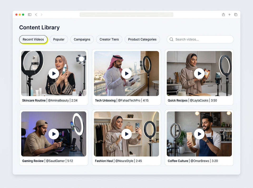 مكتبة الفيديوهات